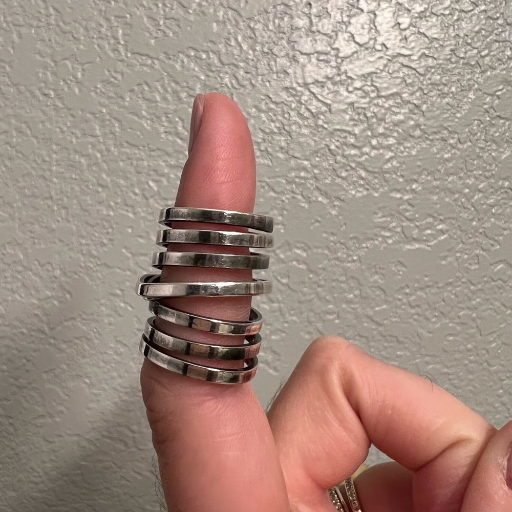 Solid Sterling Wrap Ring - image 3